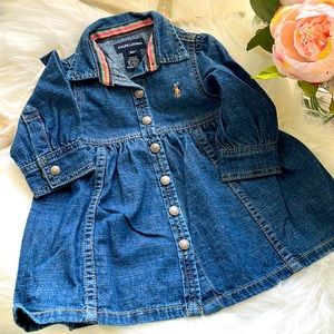 Ralph Lauren Blue Denim Kids Dress